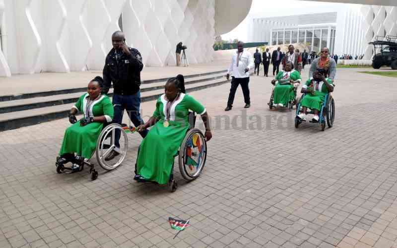 Kenya Paralympics team