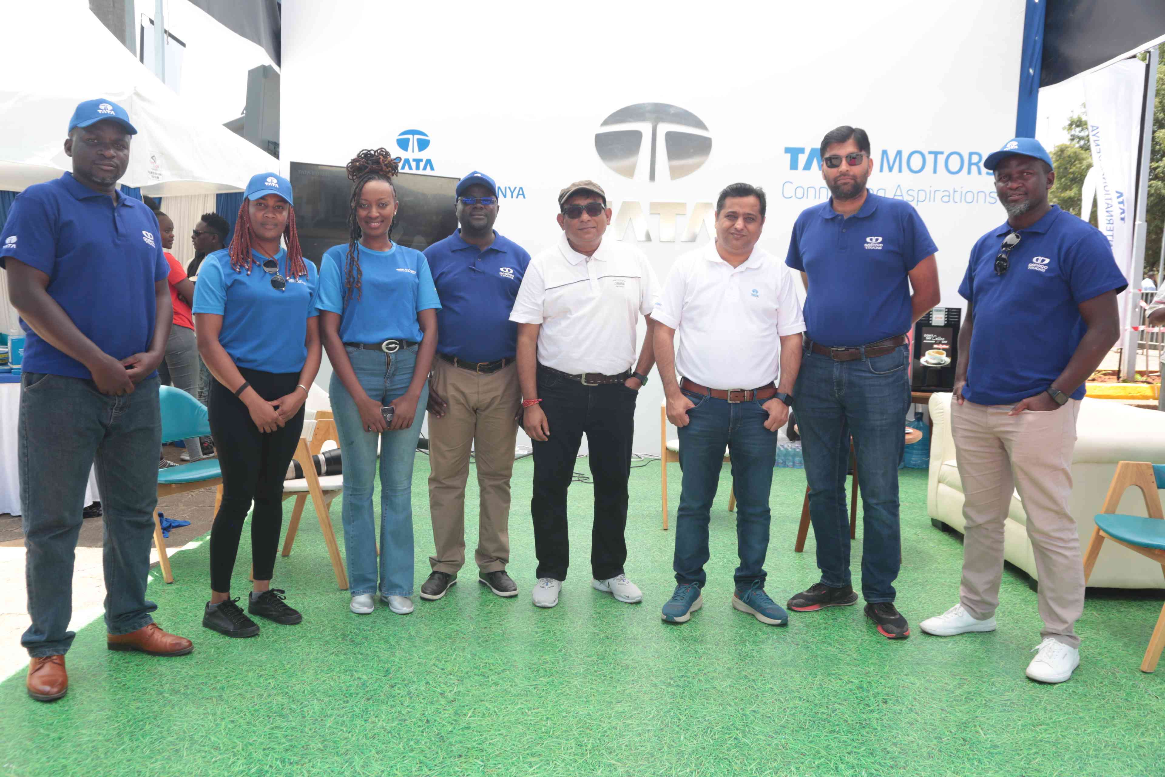 The TATA Motors team at their tent