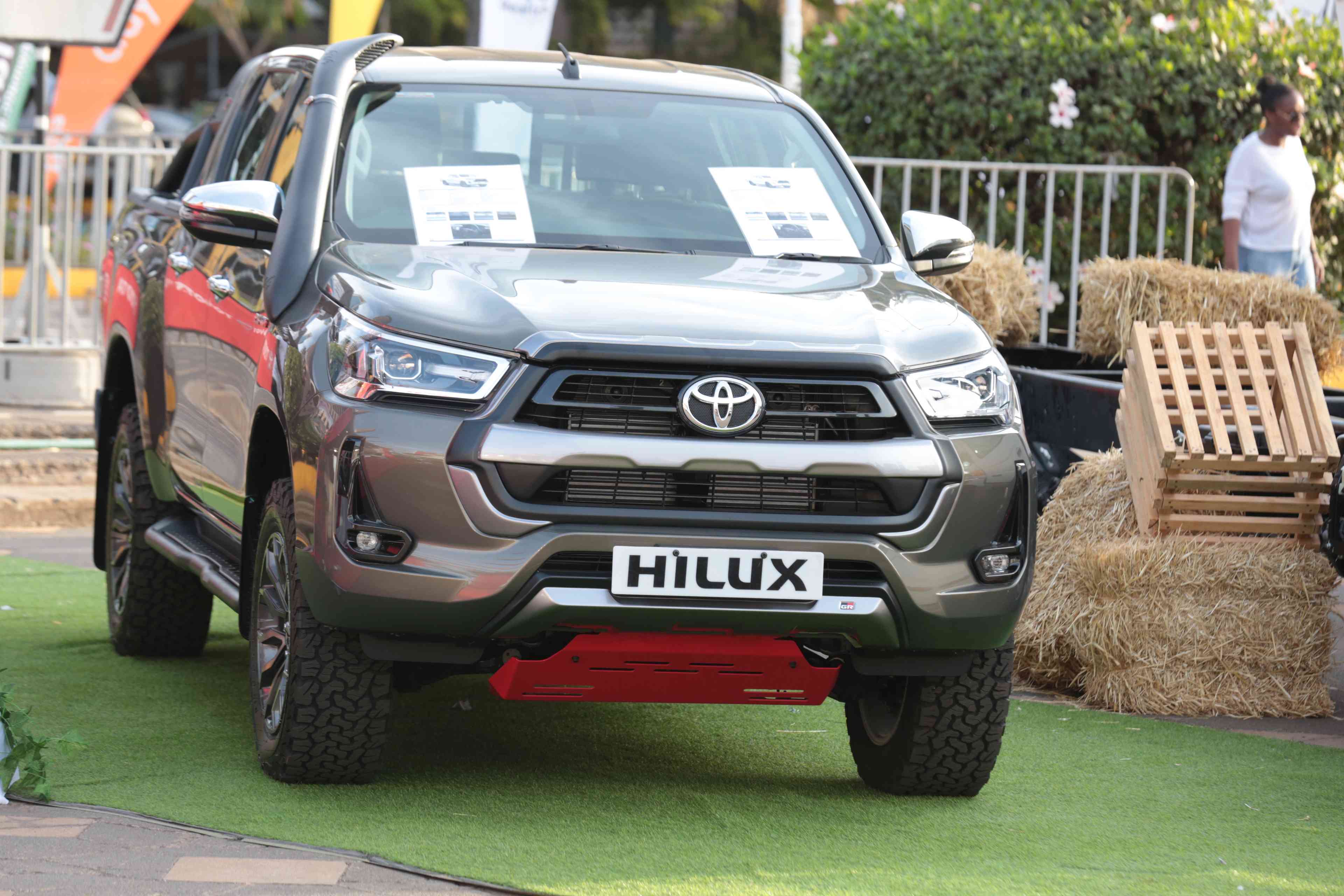 The all new Toyota Hilux on display