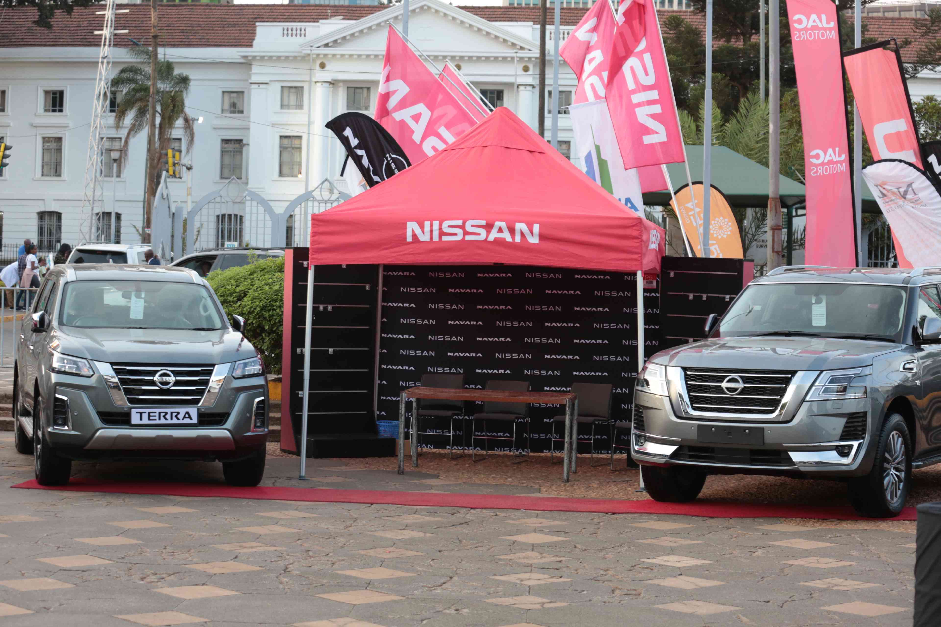 The Nissan Stage all set-up