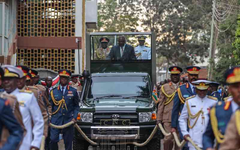 KDF's grand farewell to Uhuru Kenyatta
