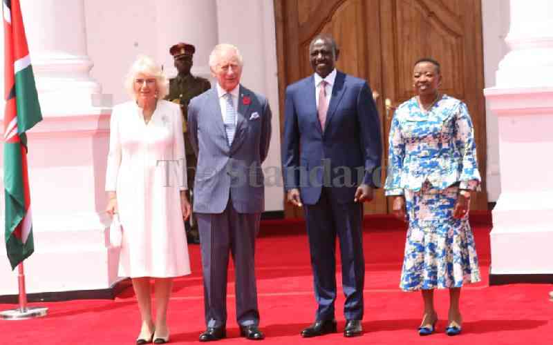 Ruto hosts King Charles III and Queen Camilla at State House