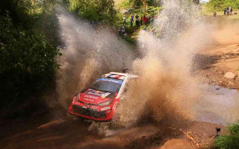 Safari Rally roars through Naivasha