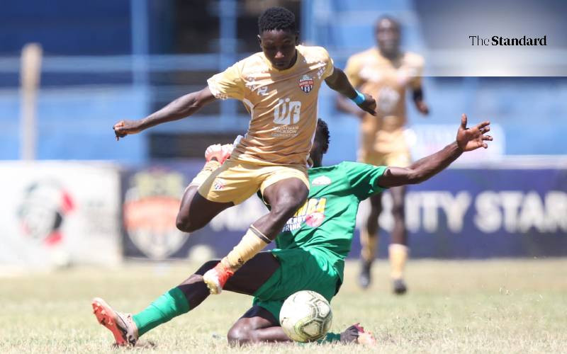 Nairobi City Stars play Bidco United at Kenyatta Stadium, Machakos County