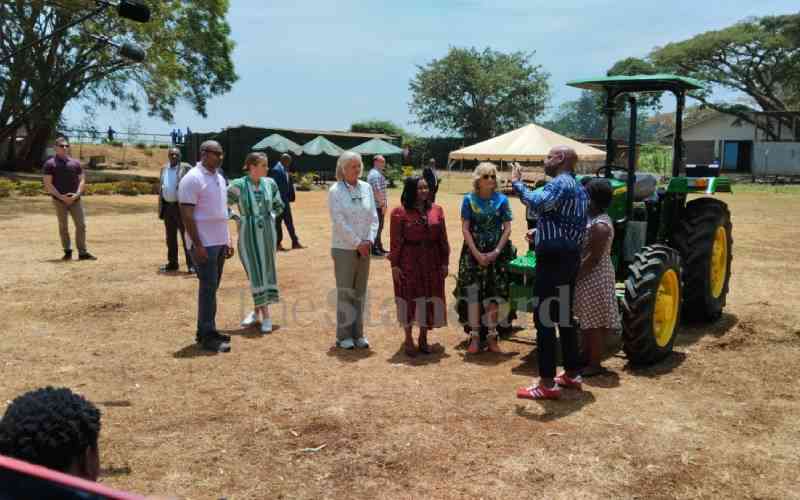 Jill Biden meets civil society groups in Ngong, Kibra and Lavington