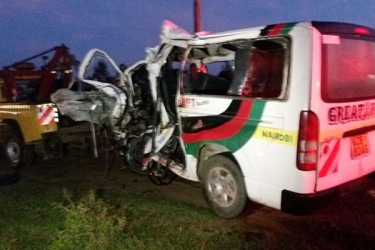 12 people die in grisly road accident at Salgaa