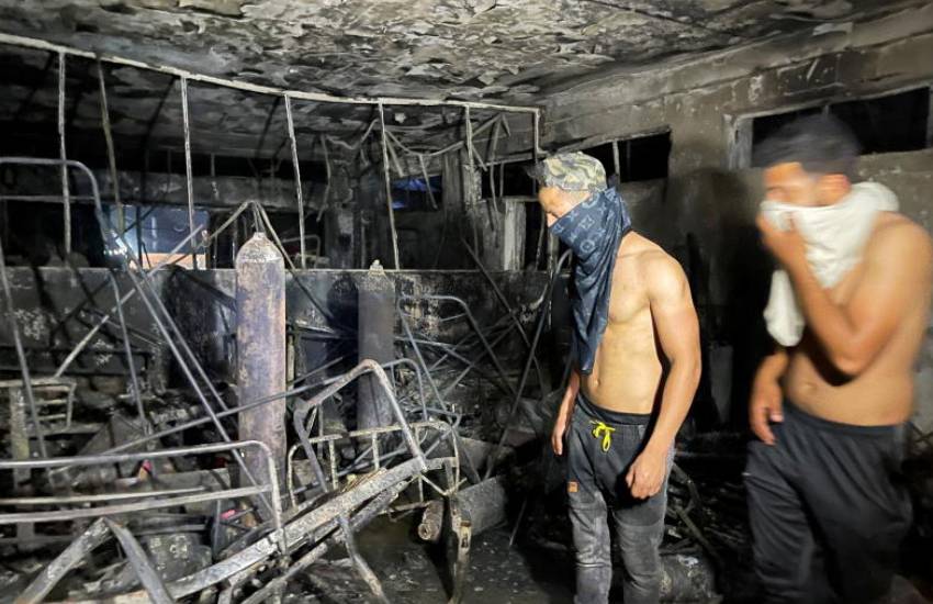 At least 82 dead in fire at Iraqi hospital