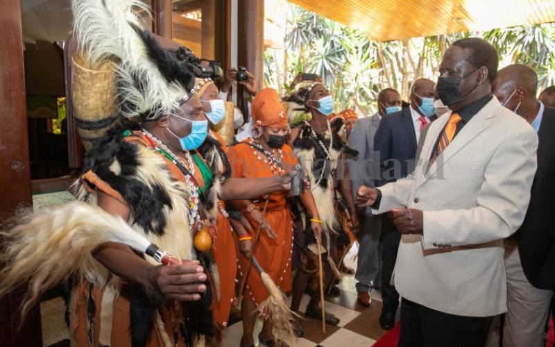Battle for Mt Kenya intensifies as Raila visits