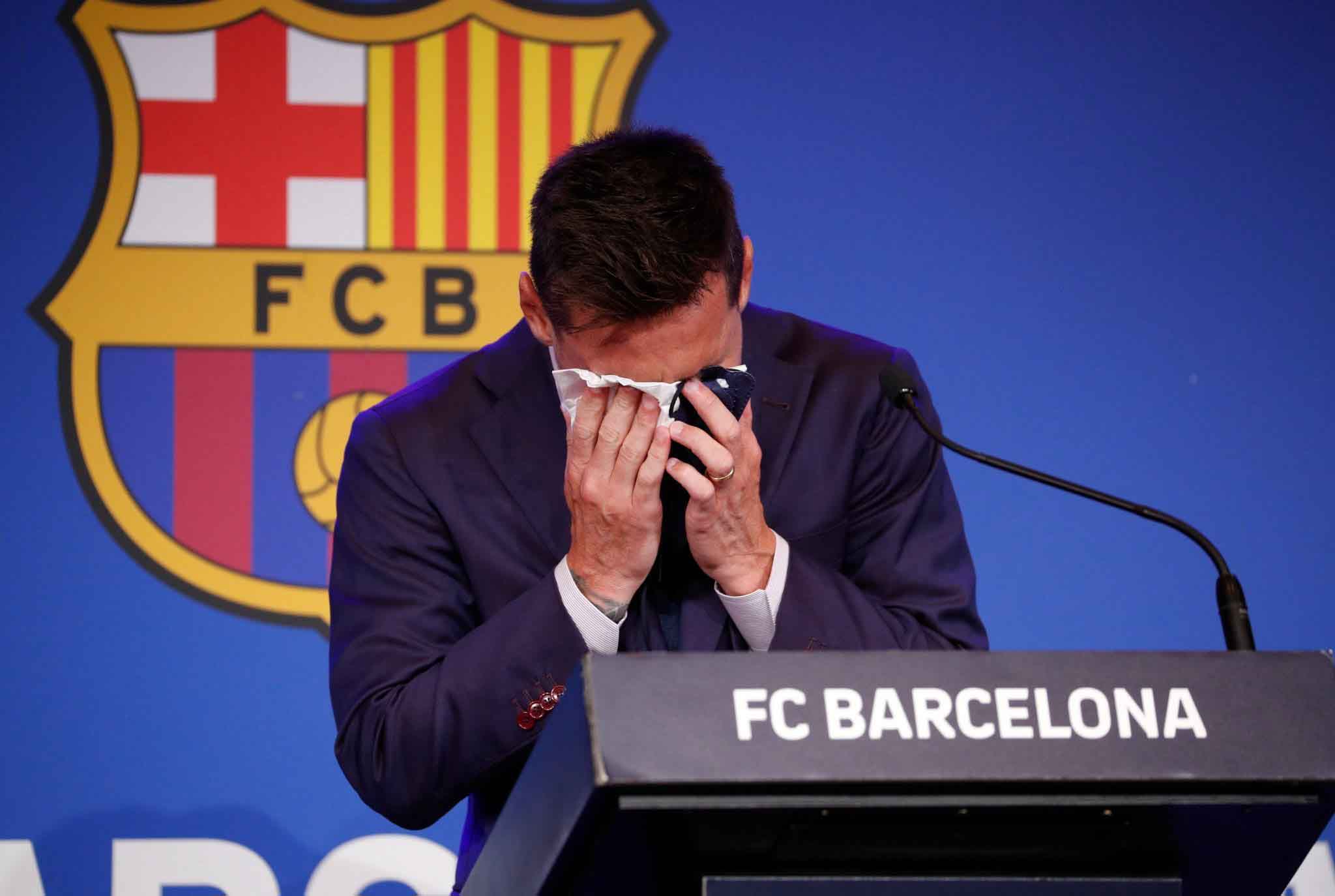 Lionel Messis Heartbreaking Speech During Barcelona Farewell 3823