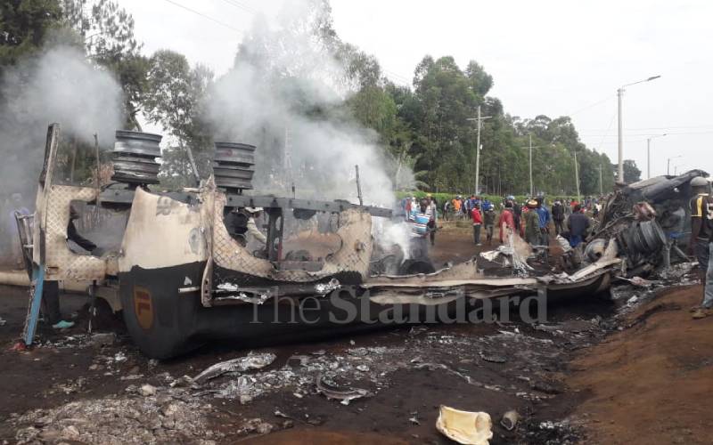 Burnt beyond recognition: Night of horror as tanker claims lives