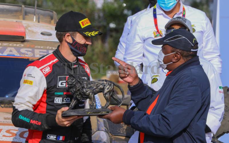 Uhuru congratulates WRC winner Ogier
