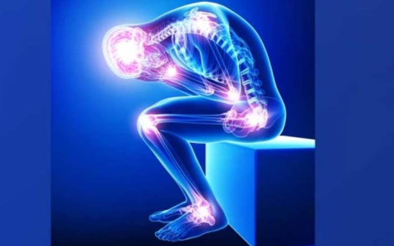 Fibromyalgia causes pain in muscles, tendons and ligaments