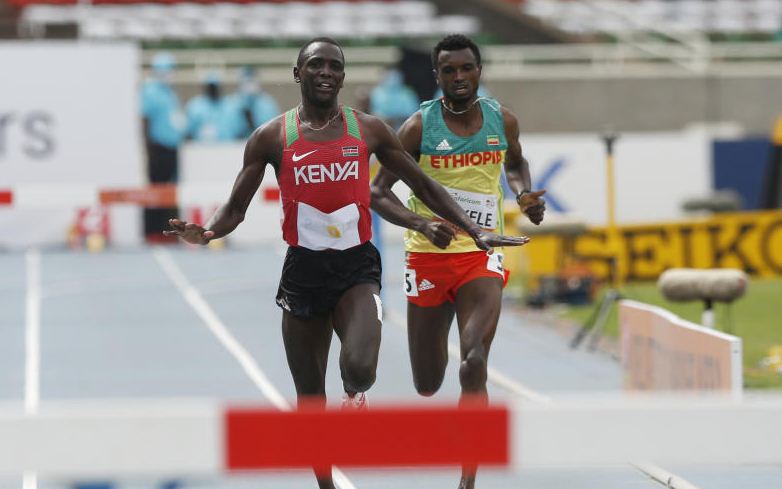 Gold rush Sunday! Amos Serem takes 3000m steeplechase gold for Kenya as compatriot Koech settles for bronze