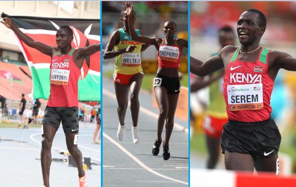 Golden Sunday for Kenya as hosts bag three gold medals
