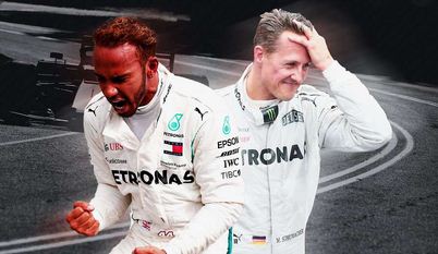 Hamilton takes 91st win to equal Schumacher's F1 record