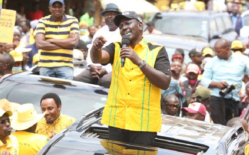 I leave you to God - Ruto tells the president