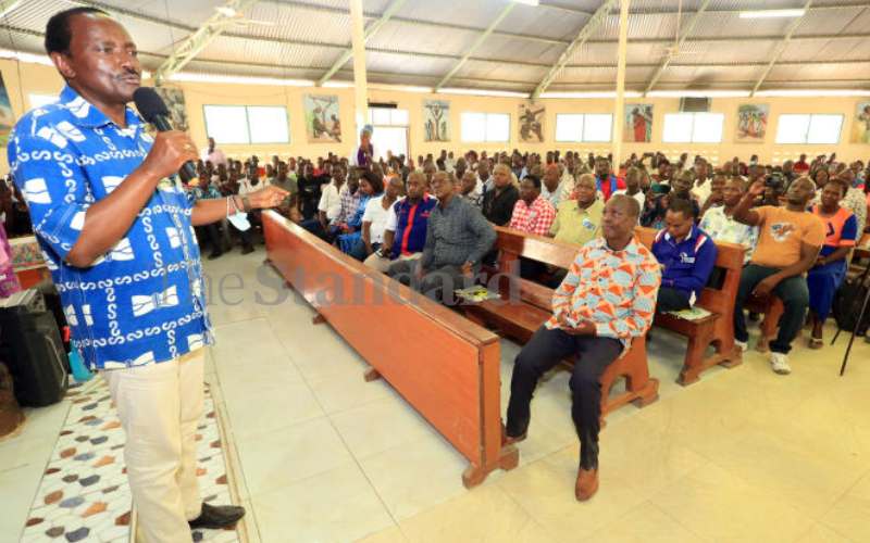 Kalonzo joins Azimio campaigns after Raila camp meets demands