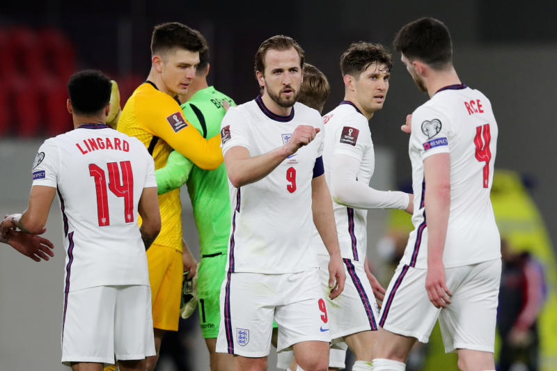 Kane leads England to 2-0 win in Albania