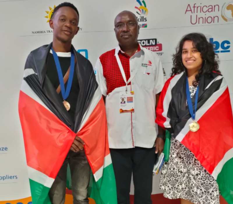 Kenya tops hospitality category at the World Skills Competition 2022 in Namibia