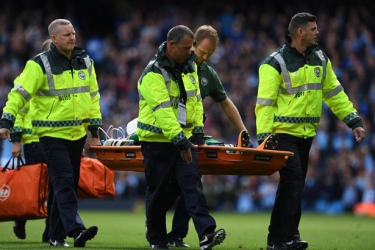 Manchester City goalkeeper Ederson shows off scars of Sadio Mane challenge 