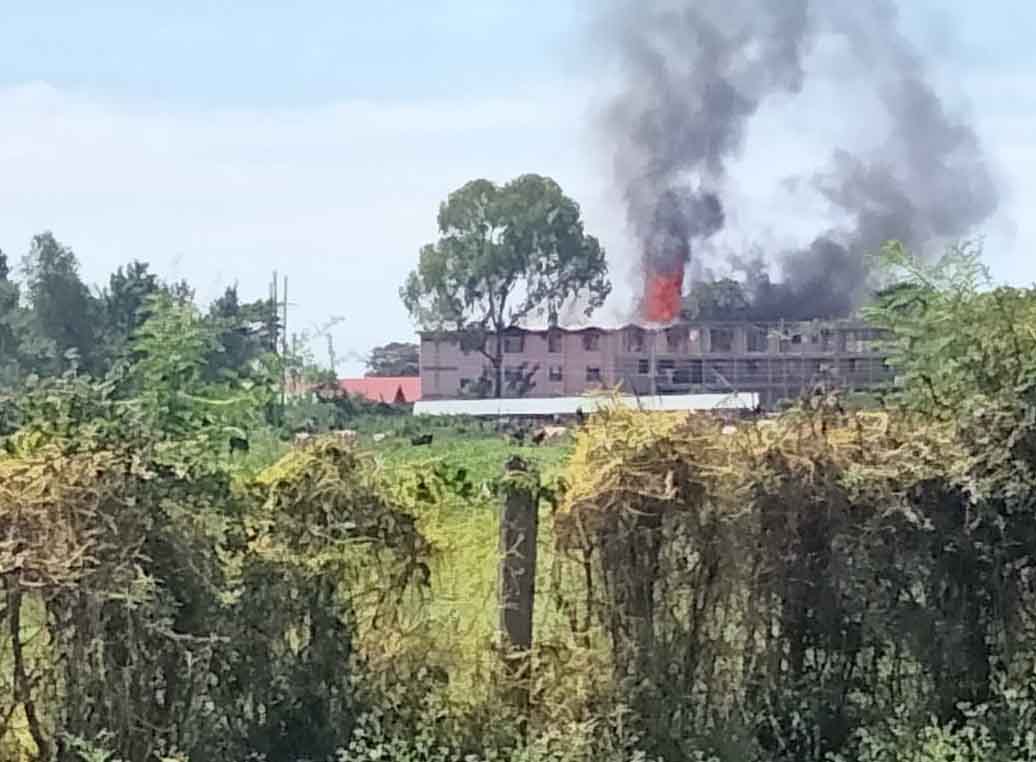Maranda High School dormitory on fire again