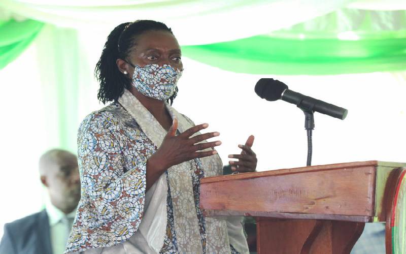 Martha Karua condemns the heckling of Ida Odinga