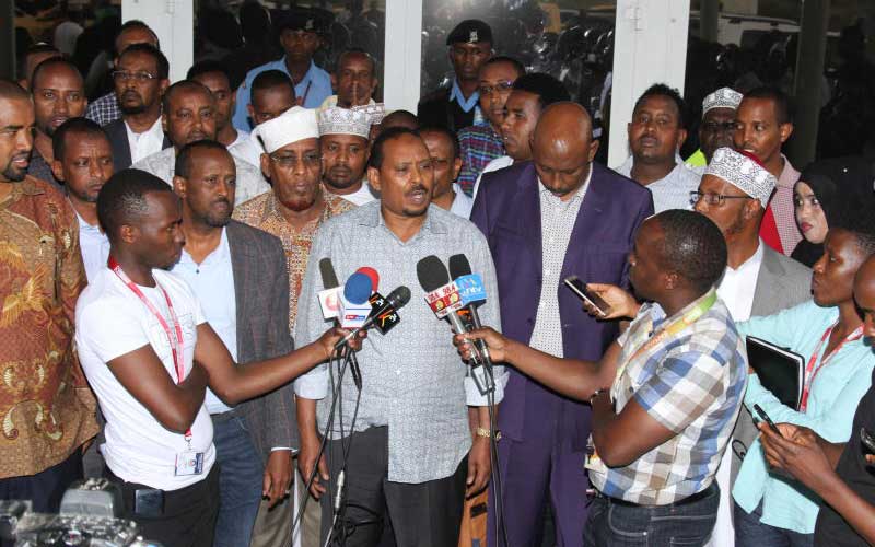 11 MPs in trouble for talks with Somali President