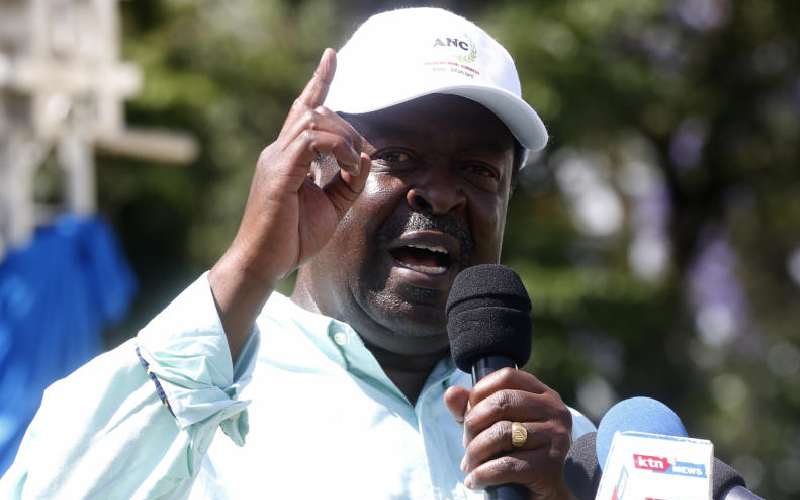 Musalia tears into Raila, Ruto tax  plans