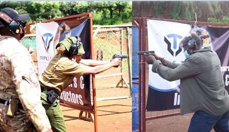 Officers end the year in style at shooting contest