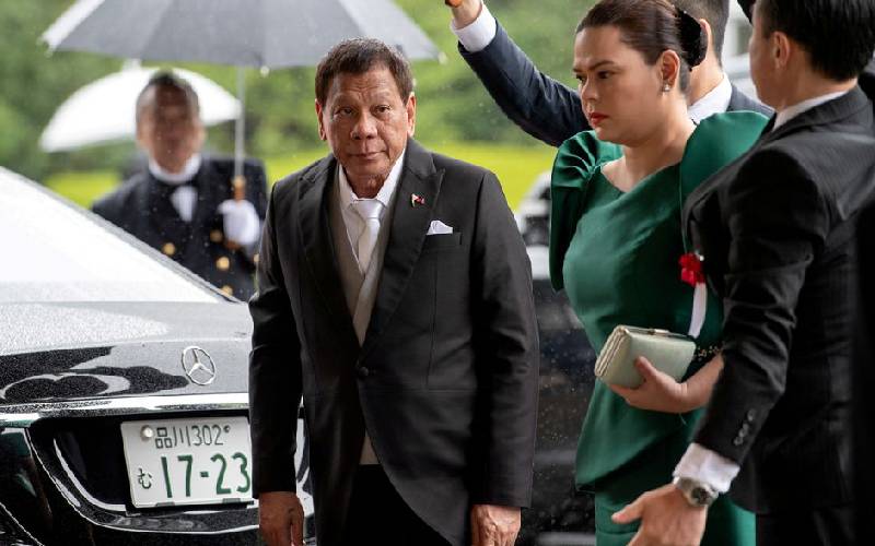 Philippines' Duterte says daughter running for president in 2022 elections