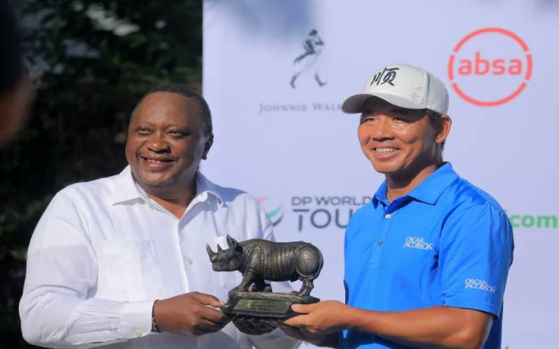 President Kenyatta urges Kenya Open winners to spend part of Sh109 prize money in Kenya