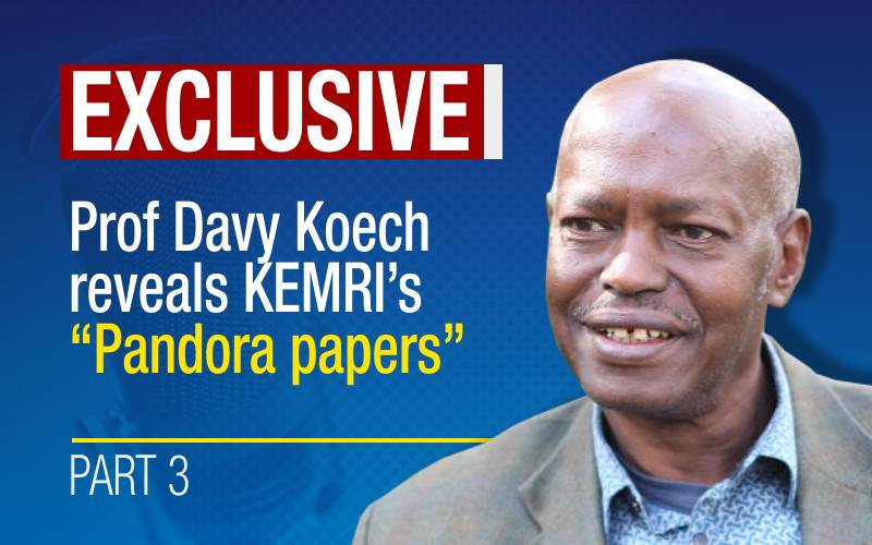 Prof Davy Koech reveals how KEMRI was started and why KEMRON was rejected