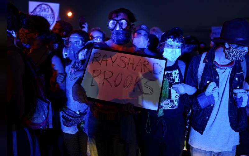 Protesters burn down Wendy's in Atlanta where black man was slain by police