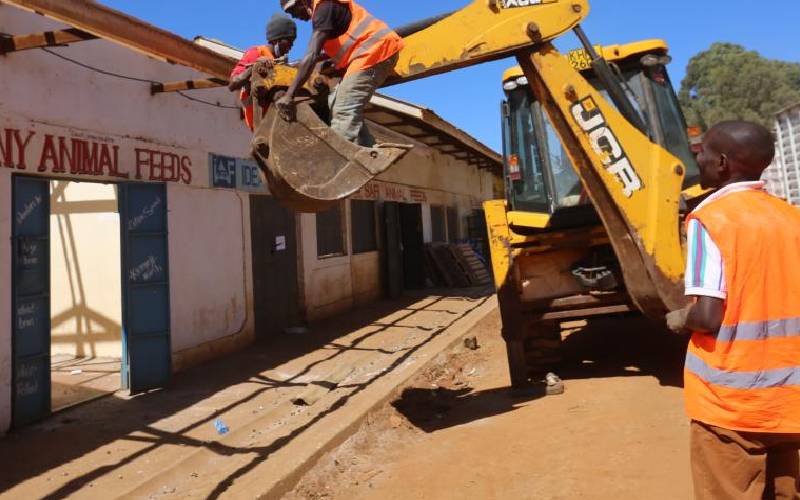 Railways agency demolishes premises
