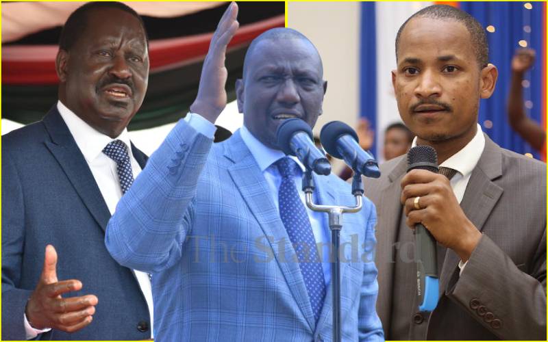 Ruto blames Raila, Babu Owino after chaos rocks Embakasi rally