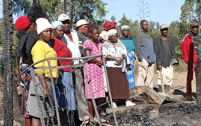 Shock as father, 101, and son, 69, killed in Njoro house fire