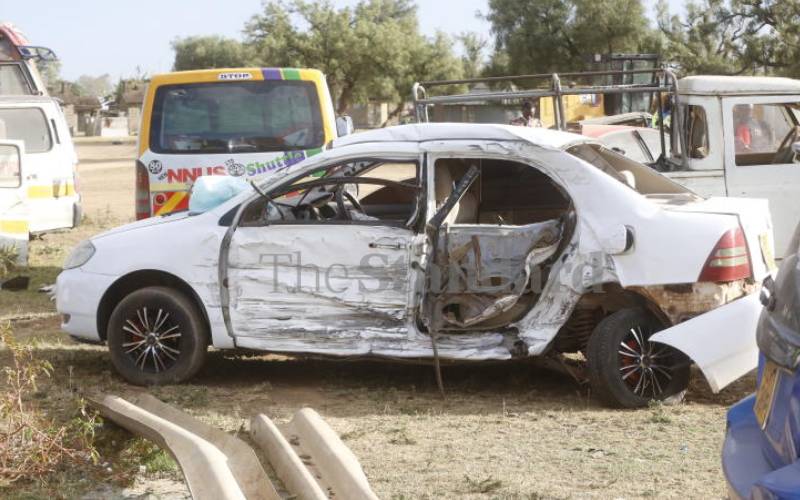Three die, four injured in Gilgil road crash