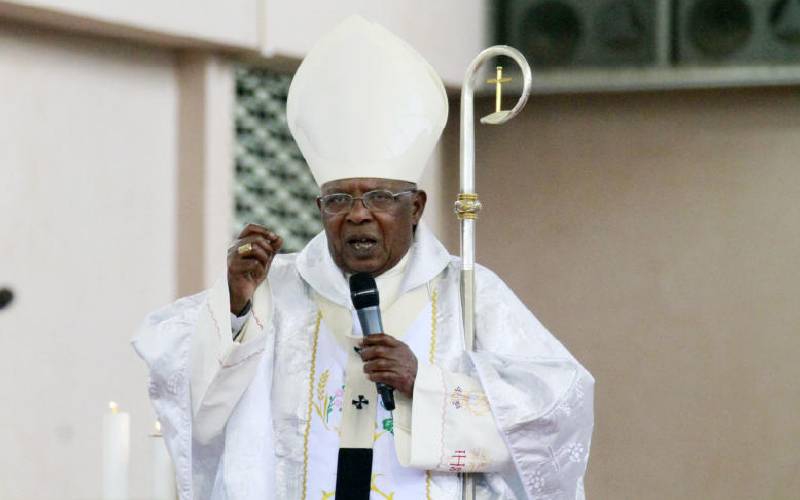 Cardinal Njue warns against selfish agenda