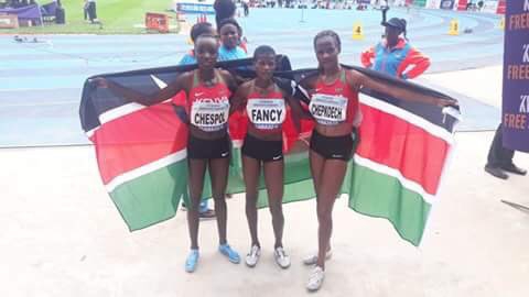 Africa Athletics Championships: Clean sweep for Kenya in women's 3,000 steeplechase