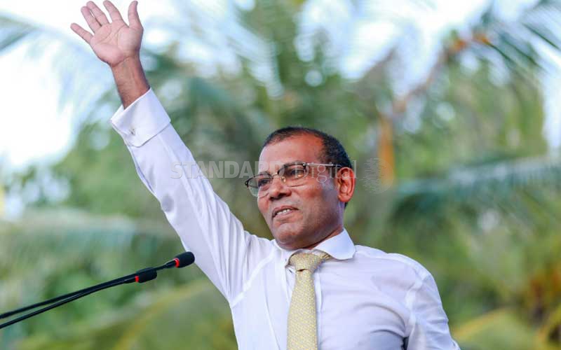 Ex-Maldives president makes comeback with landslide win