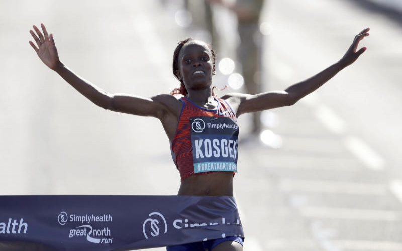 Kenya's Kosgei lowers world record