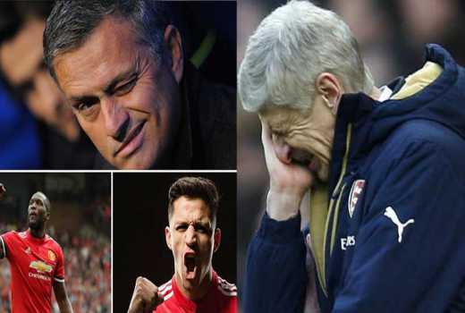 Mourinho reveals main difference between Sanchez and Lukaku, 'slaughters' Arsenal