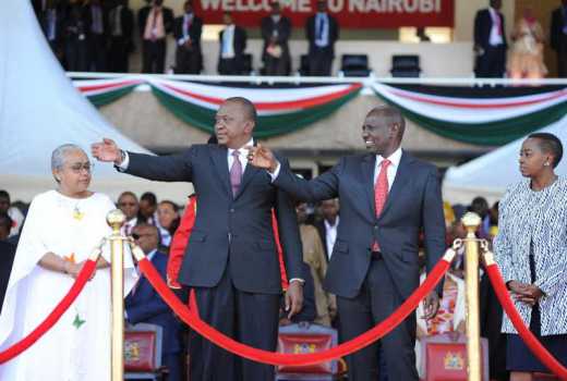 Ruto dismisses talk he is unhappy with Uhuru