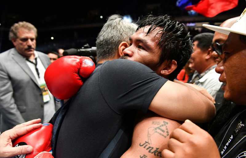 'Smoking hot' Pacquiao, 39, rolls back years to knock out Matthysse
