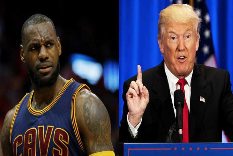 Trump insults NBA star Lebron James