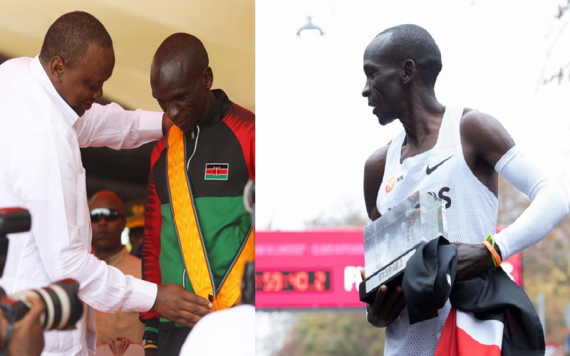 Eliud Kipchoge feted with the highest civilian state commendation 