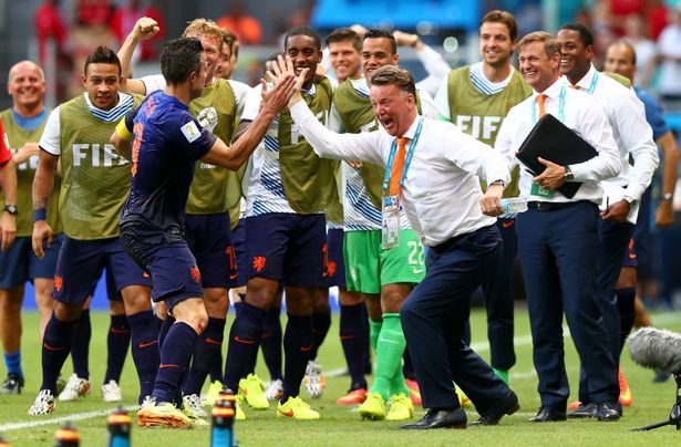 Van Persie recalls being slapped by ex-Man United boss Van Gaal