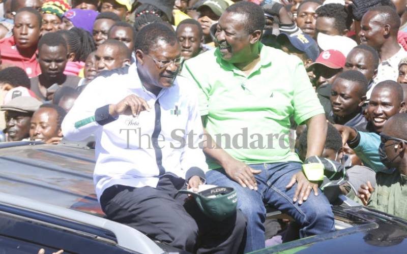 Why we left Raila to join Ruto – Mudavadi 