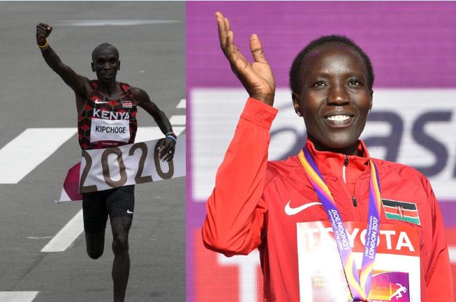Will Kipchoge match Edna Kiplagat's feat?