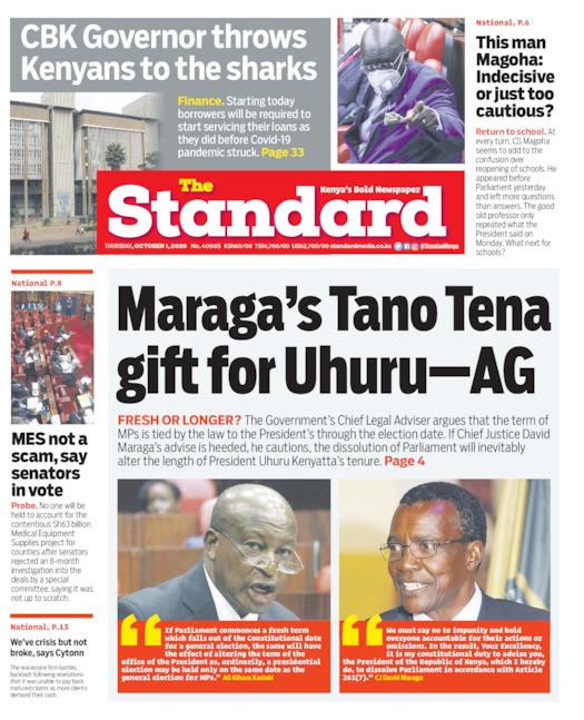 The Standard Breaking News, Kenya News, World News and Videos